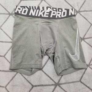 C2 Nike Pro Base Layer Compression Shorts Boy's Gray 858226-065 Youth | eBay