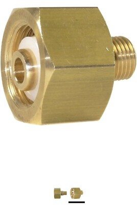 Gas Adapter,Argon CO2 W 21,8 x 1/14'' x G 1/4''