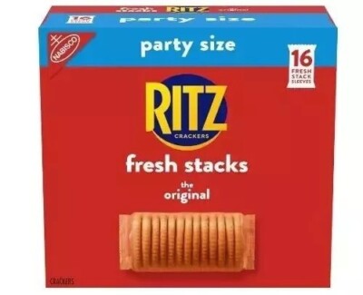 RITZ Fresh Stacks Original Crackers Fresh Stacks, Party Size (16 Stacks)