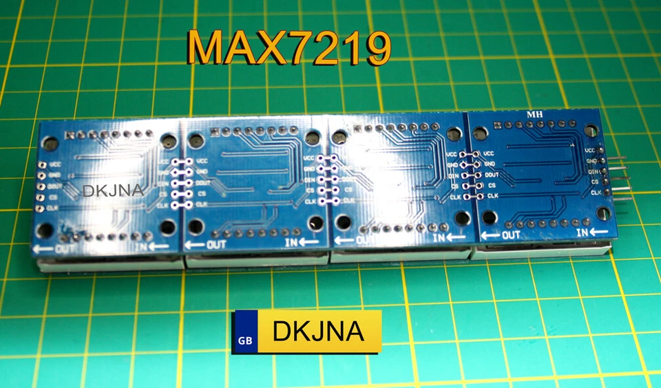 MAX7219 Dot Matrix Modul 8x32 LED Display für Raspberry Arduino ESP 8266 ESP32 - Bild 4 von 4