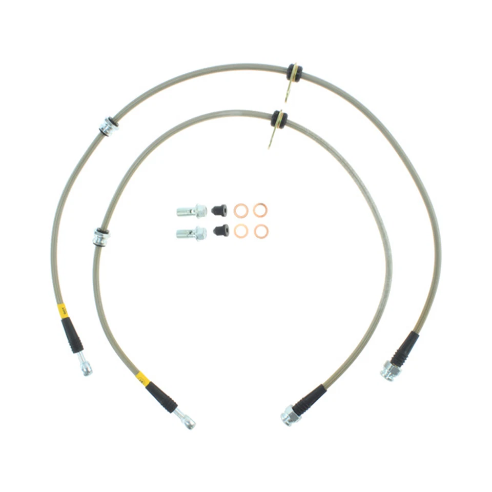 Líneas de freno delanteras StopTech centradas de acero inoxidable para Mitsubishi Lancer 08-16 Foto 4 de 4