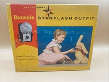Vintage Kodak Brownie Starflash Camera Outfit With Original Box