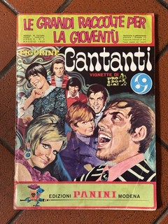 ALBUM PANINI CANTANTI 68 1968 DA RECUPERO CON 165 FIGURINE E 54 PROSDOCIMI