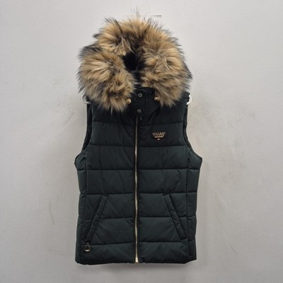 Holland Cooper Equestrian Heritage Padded Green Gilet Bodywarmer Weste Größe Large