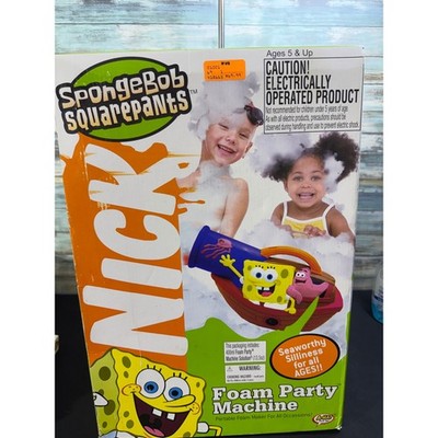 Nickelodeon SpongeBob SquarePants Foam Party Machine NOS Multicolor 2006 Toy NEW