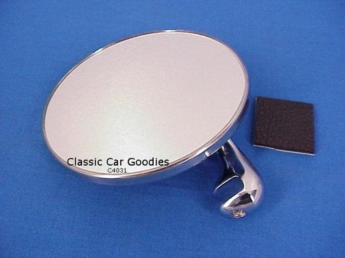 4" Stainless Steel 1937-1954 Chevrolet Car Peep Mirror for Left Side
