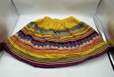 Native American Seminole Miccosukee Handwoven Patchwork Child Small Skirt 12 