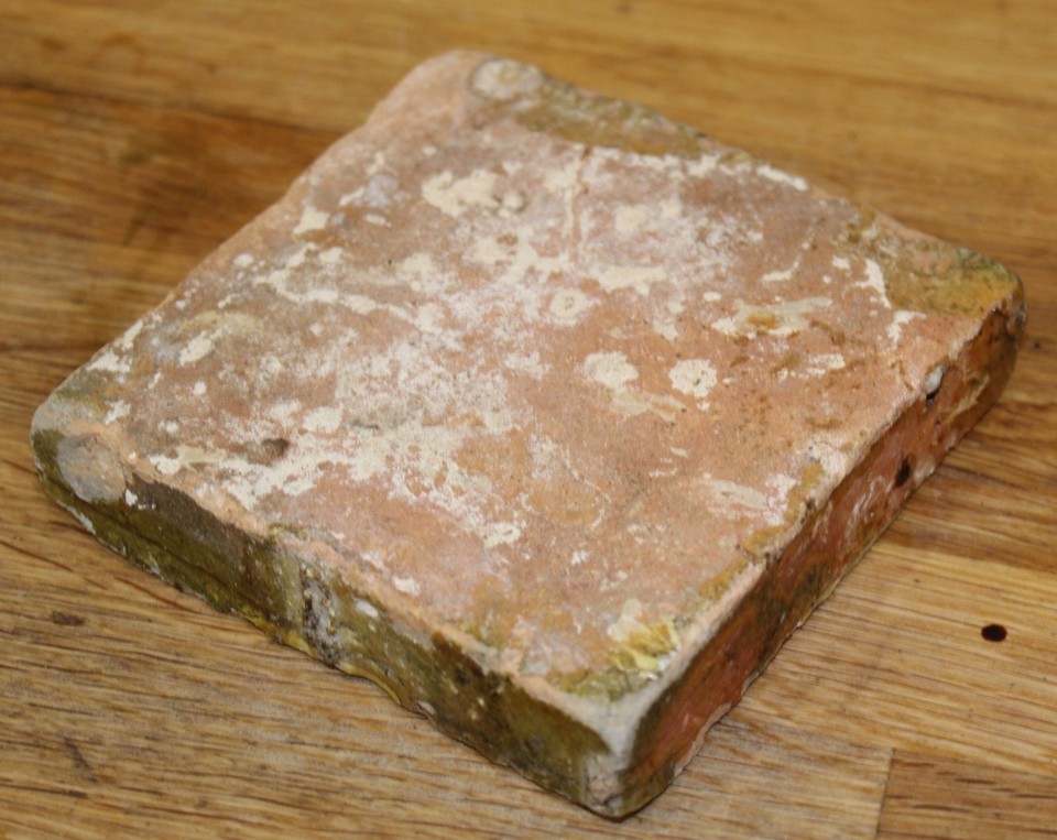 Medieval Encaustic Tile, Geometric - 14th Century | eBay