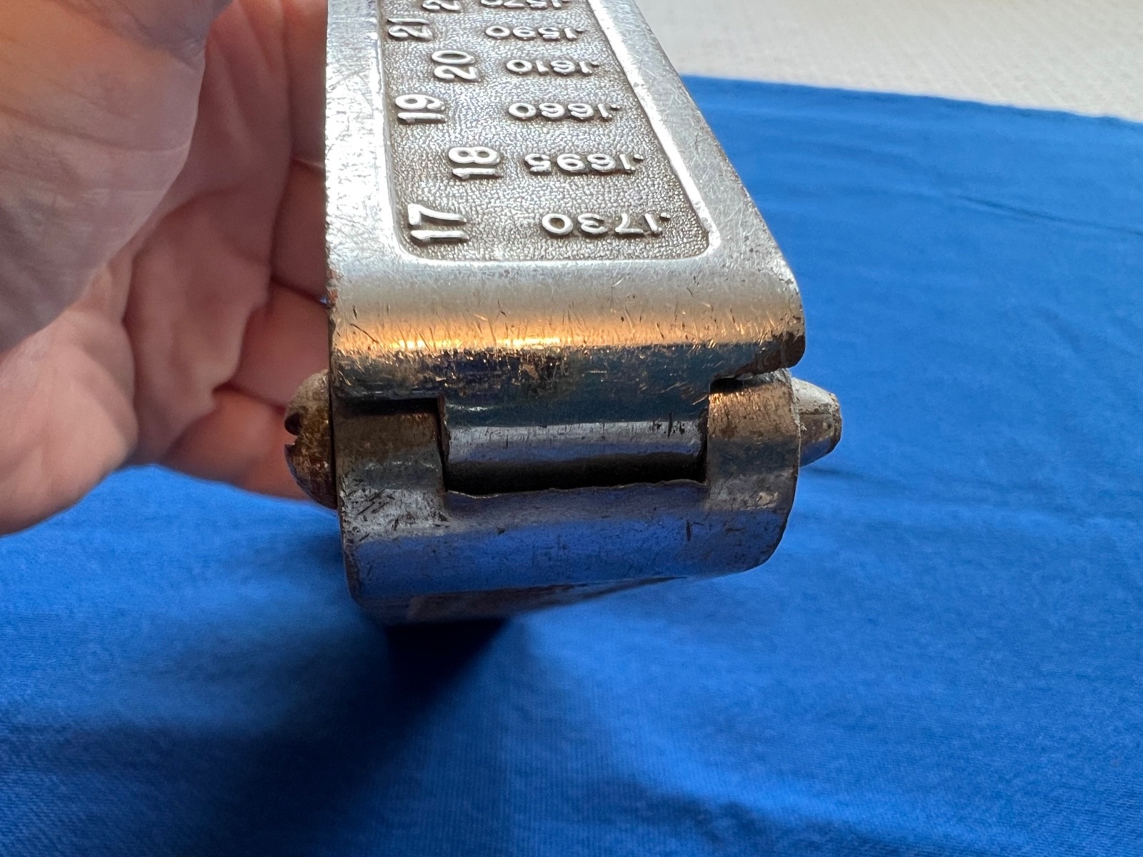 Vintage Acorn Triangle Machinist Drill Bit Index Folding Stand Holder USA