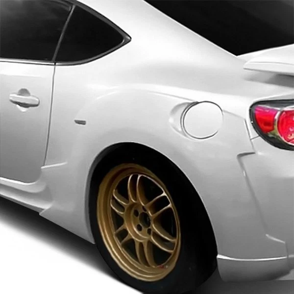 For Scion FR-S 13-16 Duraflex W-1 Style Fiberglass Rear Fender Flares Unpainted Foto 2 de 4