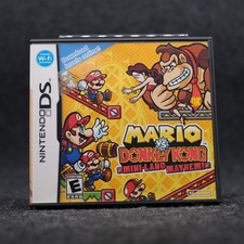 Mario vs. Donkey Kong DS Case and Manual W/Inserts Only - Faded Cond