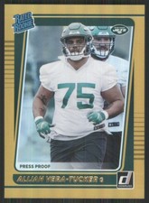 2021 Donruss Press Proof Premium #333 Alijah Vera-Tucker New York Jets 47796
