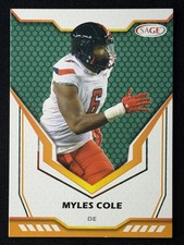 2024 Sage Hit High Series Green Myles Cole Texas Tech Rookie Card #148. rookie card picture