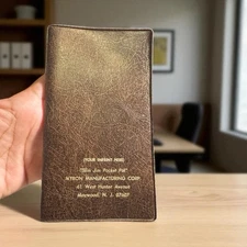 Vintage Unused 1969 Pocket Calendar Agenda Planner Memo Note Book History RARE