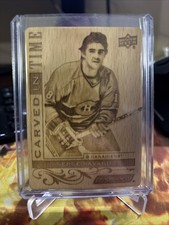2024-25 upper deck engrained icons hockey Serge Savard Carved In Time 