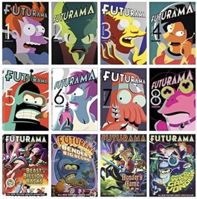 Futurama The Complete Series DVD Box Set | All Seasons & Movies
