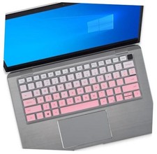 Keyboard Cover Skin for 14" Dell Latitude 7440 7430 7420 7410 5440 Gradual Pink
