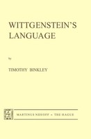 T. Binkley | Wittgenstein's Language | Taschenbuch | Englisch | X | Springer