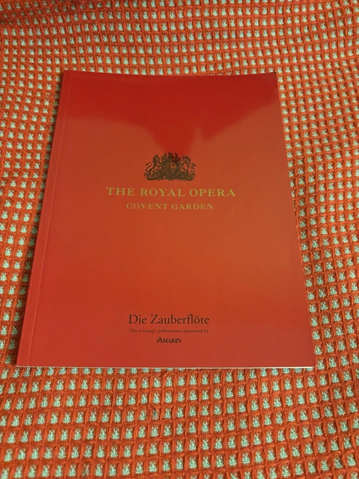 Royal Opera House Programme Die Entfuhrung Aus Dem Sérail 2 June 2001 - Image 1 of 1