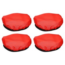 4pcs 7" 18cm Soft Diffuser Lamp Cover Light Strobe Reflector Lamp Sock Red