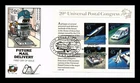 DR JIM STAMPS US COVER FUTURE MAIL SOUVENIR SHEET FDC COLLINS HAND PAINTED