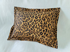 RALPH LAUREN ARAGON LEOPARD New Fabric Handmade TOSS PILLOW Cover Sham 12x16"