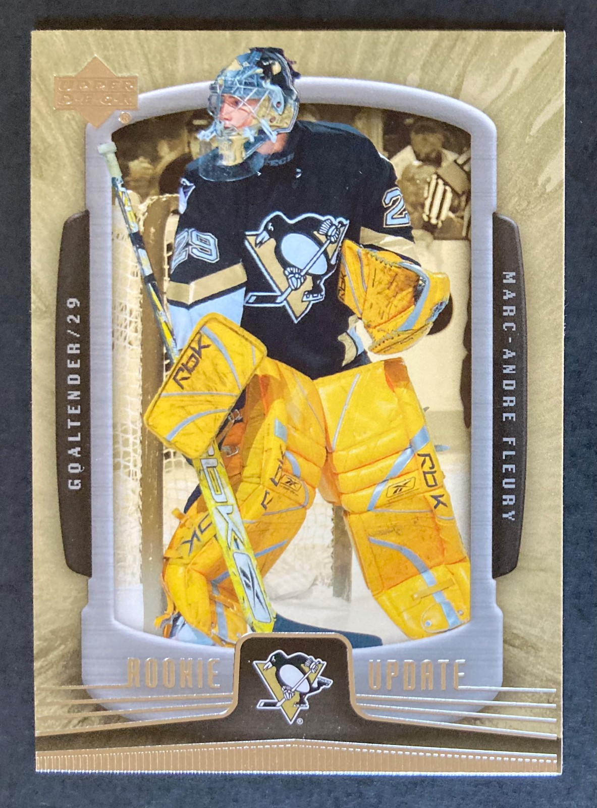 Marc-Andre Fleury 2005-06 Upper Deck Rookie Update #80 - Pittsburgh Penguins