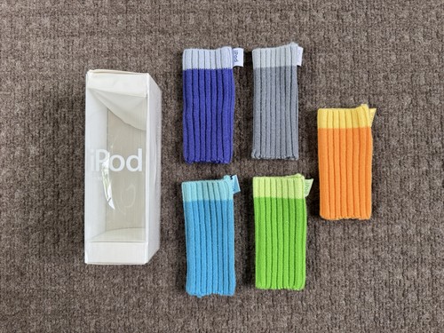 Vintage Apple iPod Socks M9720G/A 2004 Authentic *Damage*