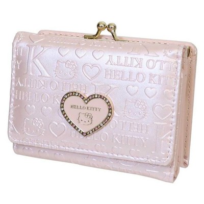 Sanrio Characters Hello Kitty Tri-fold Clasp Mini Wallet Pink 2026 Summer JP LTD