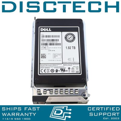 Dell 345-BCKS / 6MC3H 1.92TB SSD 2.5'' SED SAS 12Gbps Solid State Drive DXD9H RM6