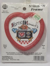 Counted Cross Stitch Kit Home Cook'n 3211 Stitch N Frame NMI NeedleMagic NOS