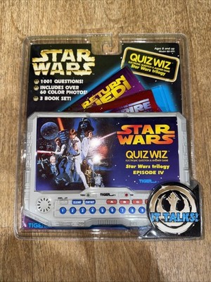 Star Wars Trilogy Tiger Electronics Quiz Wiz Trivia Electronic Game Sealed 1997