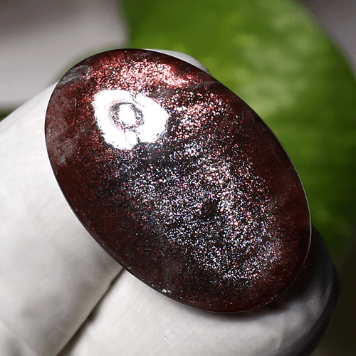 Nebula Spark ~ Lote de 4 piedras preciosas cabujón de 20 mm-30 mm de piedra solar púrpura natural nebulosa - Imagen 5 de 12