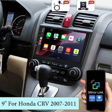 For Honda CRV 2007-2011 9" GPS Multimedia Car Stereo Radio Carplay WIFI Screen