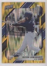 2021 National Convention VIP Gold Pack Prospects Prizm 8/10 Jasson Dominguez fc1