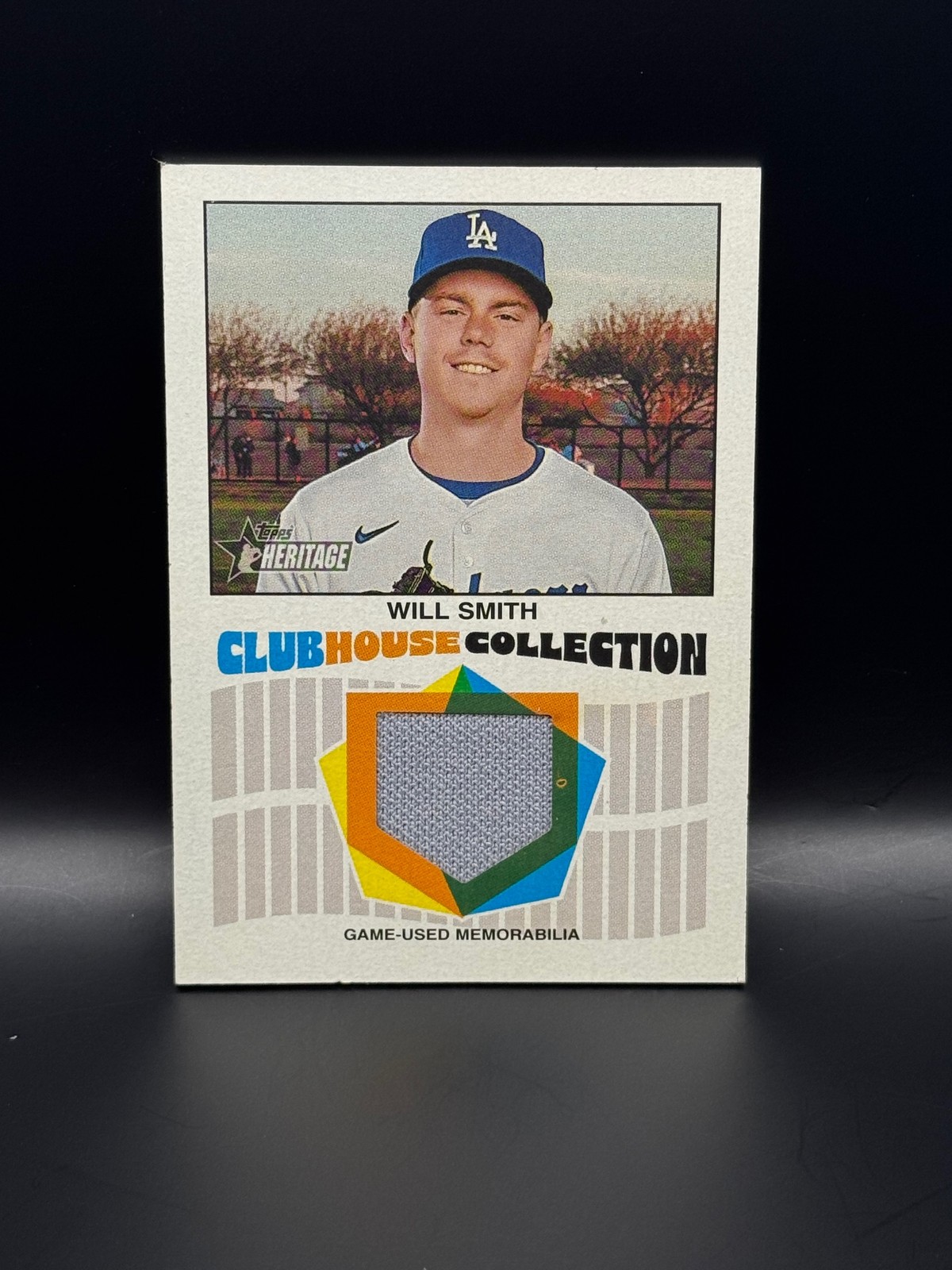 2026 Topps Heritage #CCR-WS Will Smith Clubhouse Collection Relics Dodgers