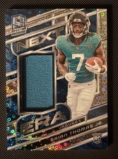 Panini Spectra Next Era Neon Blue Prizm Brian Thomas Jr. /60 Jaguars Rookie MEM