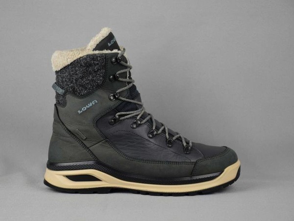 Women Lowa Boots Grey Leather 39.5