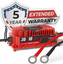 36 Volt Onboard Golf Cart Battery Charger - 36V 18AMP Lead Acid Battery Charger