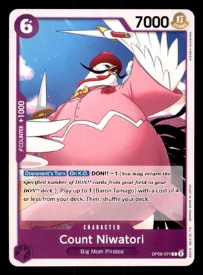 Count Niwatori OP08-071 Common Two Legends One Piece Near Mint
