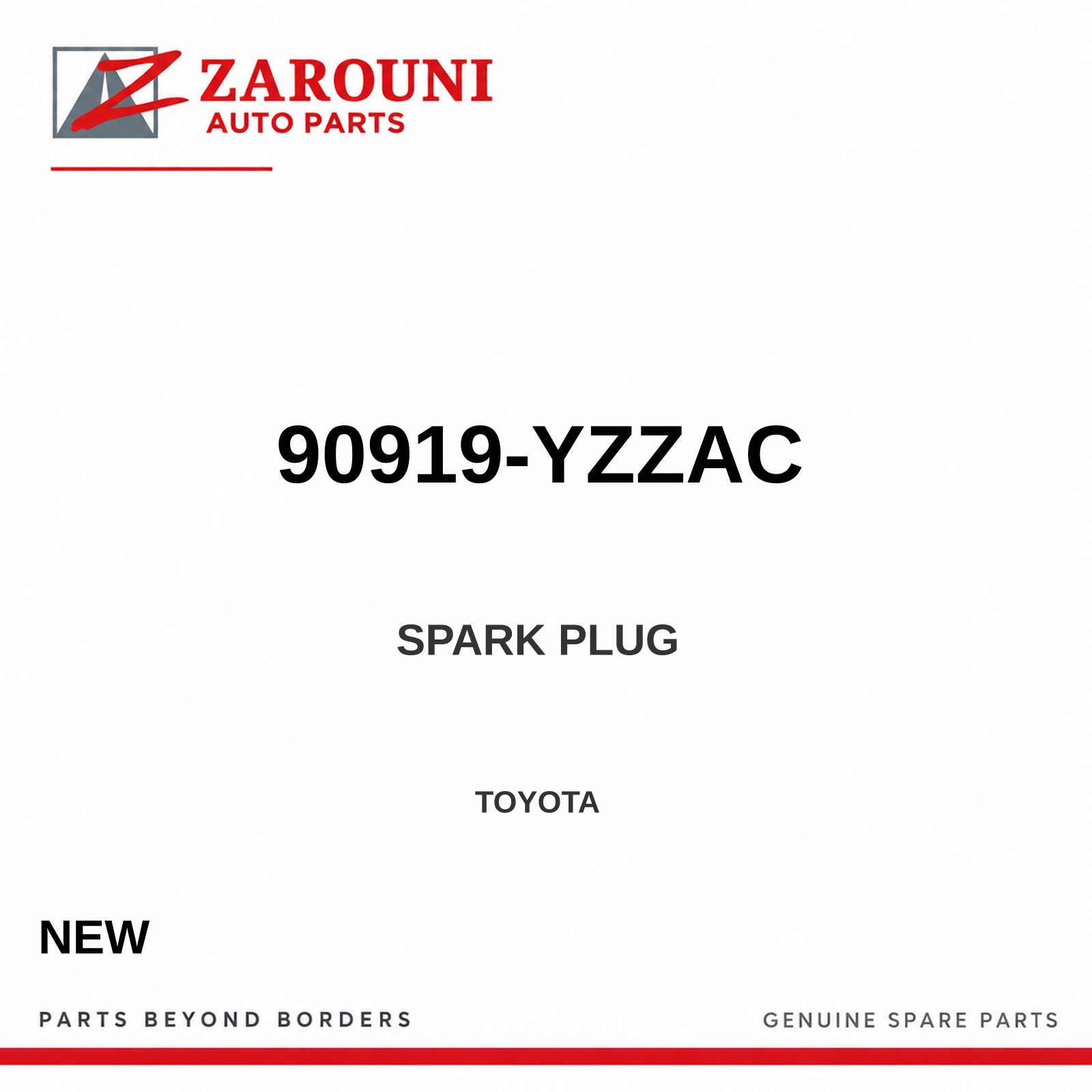 Genuine Toyota Spark Plug 90919-YZZAC