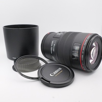[TOP MINT] CANON EF 100mm f/2.8 L Macro IS USM AF auto focus Lens From JAPAN e50