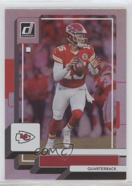 Patrick Mahomes trading card