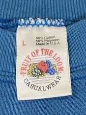 Vintage Made In USA Fruit Of The Loom Blank Sweater Womens L