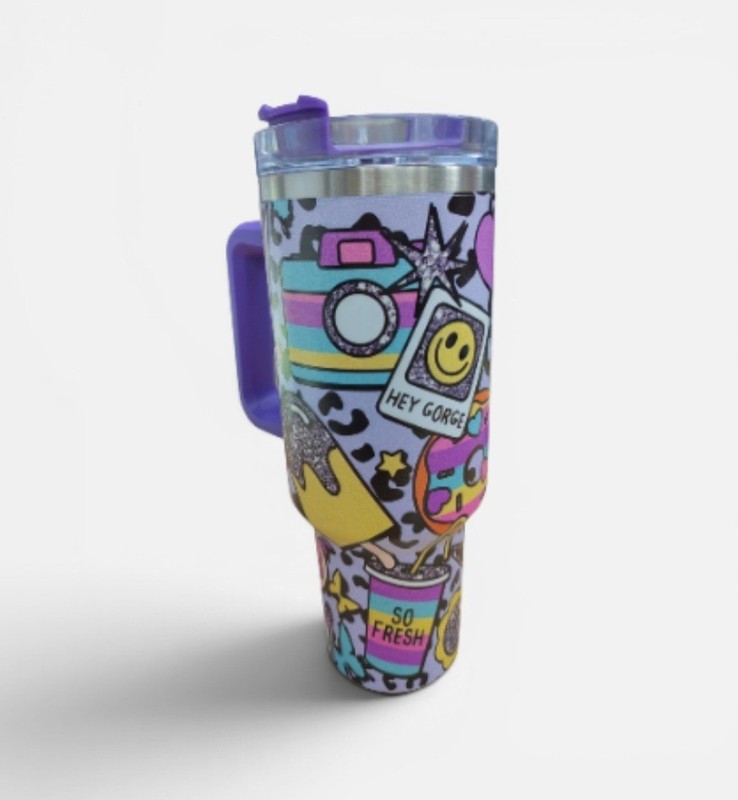 90s Inspired 40oz Tumbler  New Never Used 10 Available
