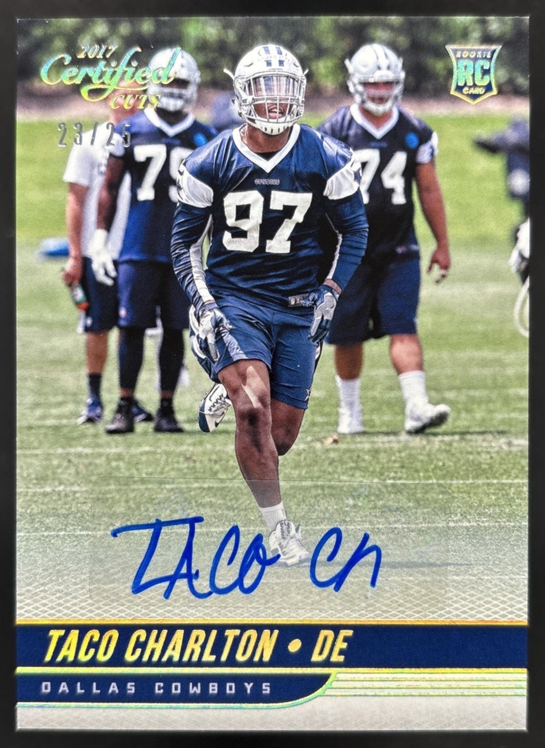 Dalton Schultz Panini Certified #177 Autograph-Etch Gold