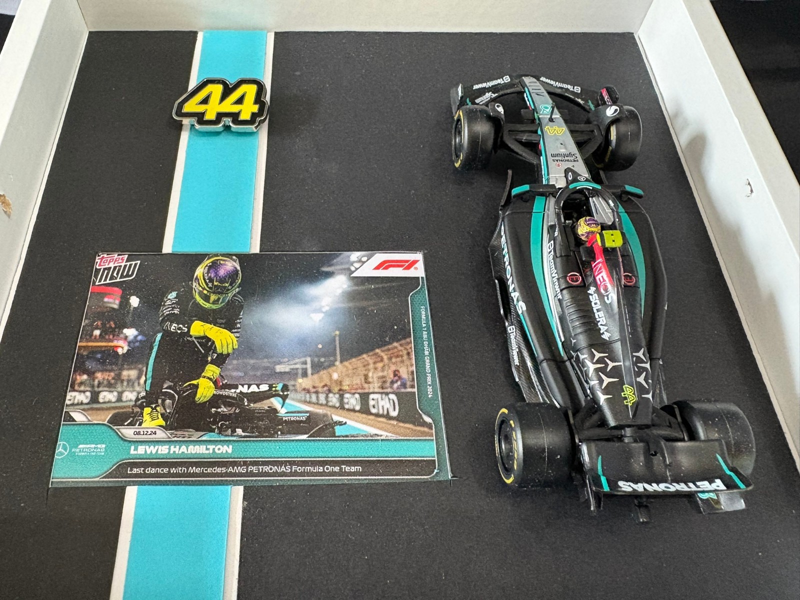 Lewis Hamilton 1:43 Mercedes AMG W15 #44 Abu Dhabi GP 2024 Presentation