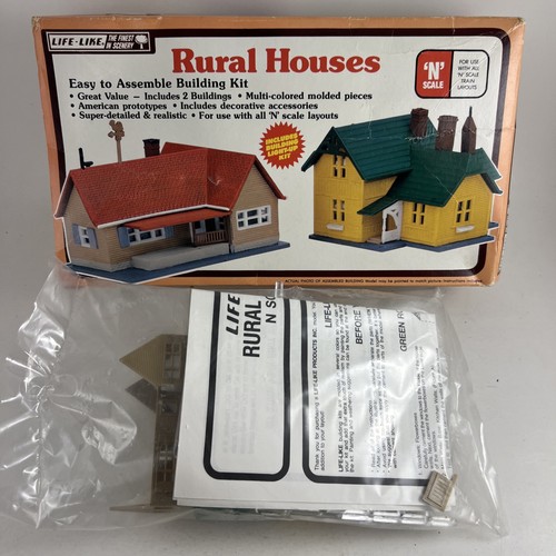 Kit de construcción de casas rurales a escala N realista con kit de iluminación n n.º 7405 | Zustand: New