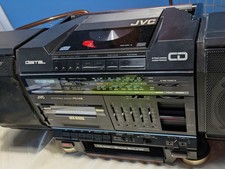 VNT JVC PC-RV2J Boom box/ radio works cd player sporadically works tape player