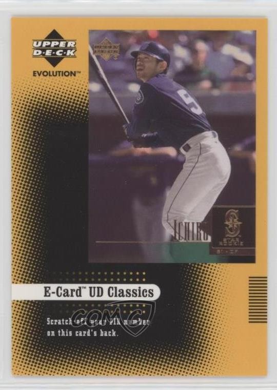 2001 Upper Deck Evolution E-Card Classics Ichiro Suzuki #EC6 Rookie RC HOF 0q5